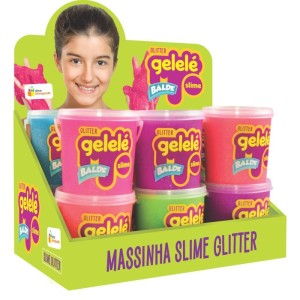 Slime Gelelé Balde Gliter 457g-076565-23492