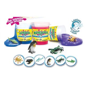 Slime Kimeleka Animais Oceano 180g-072699-47725