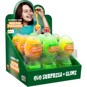 Slime Ovo Surpresa Insetos Pegajosos-086109-13491