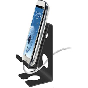 Suporte Para Celular Smart De Mesa/parede Preto-071353-26184