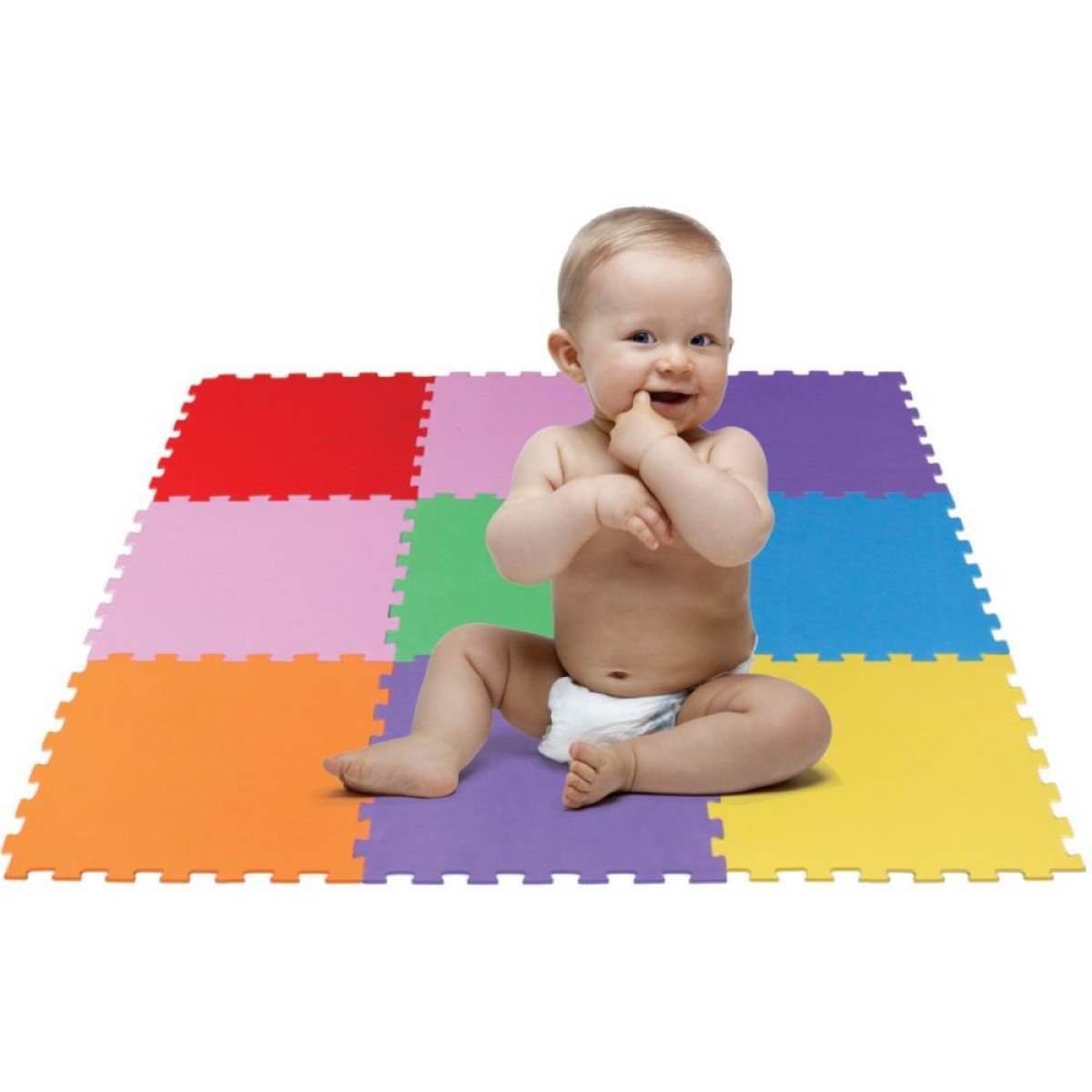 Tatame Color 28x28cm 5mm 9 Pecas-084915-63225