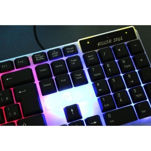 Teclado Multimidia Usb Killer Soul Preto C/iluminacao-094248-58814