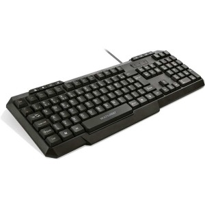 Teclado Multimidia Usb Slim Preto-077061-64194