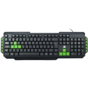 Teclado Usb 5+ Gamer Start 2.0 Pt/verde-094468-26376