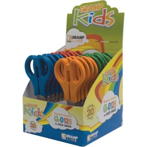 Tesoura Escolar G0125 Inox Cabo Colorido-071374-16268