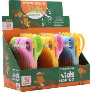 Tesoura Escolar Kids 4 Cores-087252-25175