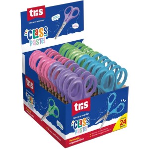 Tesoura Escolar Tris Class 13cm Cores Pastel-091914-66095