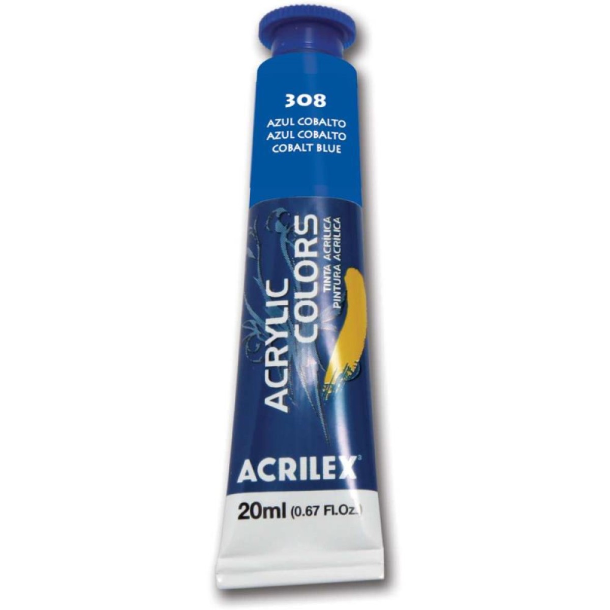 Tinta Acrilica Acrylic Colors 20ml Azul Cobal-057359-69229