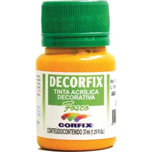 Tinta Acrilica Decorfix Fosca 37ml Amarelo Ca-018692-42878