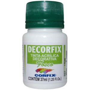 Tinta Acrilica Decorfix Fosca 37ml Branco-017336-71076