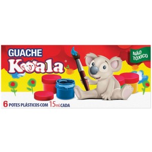 Tinta Guache 015ml 06 Cores Koala-039388-29026