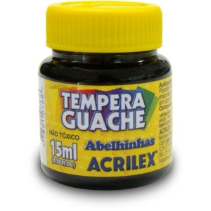 Tinta Guache 015ml Preto-005578-36354