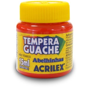 Tinta Guache 015ml Vermelho Fogo-005573-74027