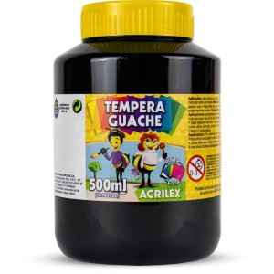 Tinta Guache 500ml Preto-075168-41894