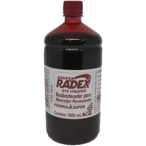 Tinta Marcador Permanente Reabastecedor 1000ml Vermelho