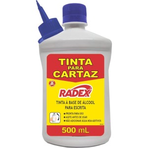 Tinta Marcador Permanente Tinta Refil Cartaz 500ml. Azul