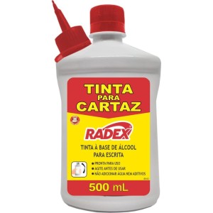 Tinta Marcador Permanente Tinta Refil Cartaz 500ml. Verm-067601-21230