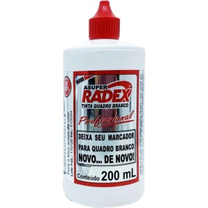 Tinta Marcador Quadro Branco Reabastecedor 200ml Vermelho