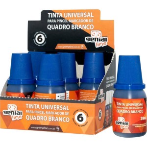 Tinta Marcador Quadro Branco Reabastecedor Genial 20ml Azul