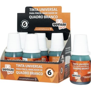 Tinta Marcador Quadro Branco Reabastecedor Genial 20ml Verd-104589-34921