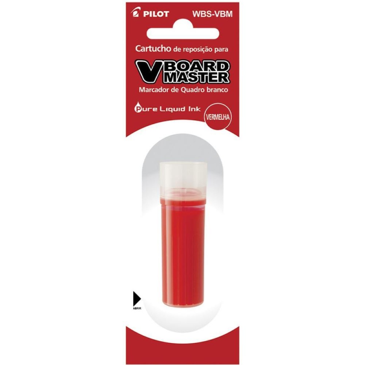Tinta Marcador Quadro Branco Refil 5,5ml Vermelho Wbs-vbm-029750-25580