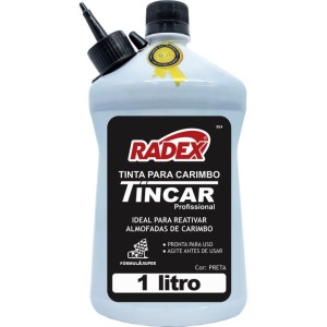 Tinta Para Carimbo 1 Litro Preto-068055-24836