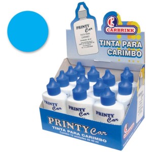 Tinta Para Carimbo 40ml Azul-039198-20126