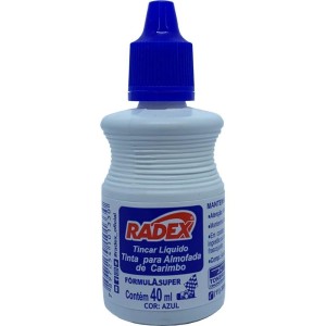 Tinta Para Carimbo 40ml Azul-043319-38895