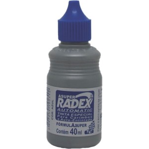 Tinta Para Carimbo 40ml Azul Automatico-048657-19097