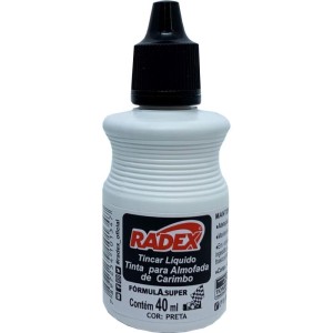 Tinta Para Carimbo 40ml Preta-043320-19401