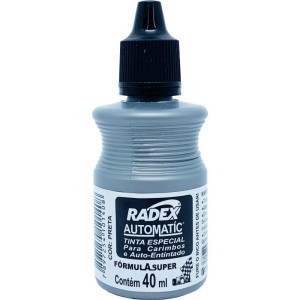 Tinta Para Carimbo 40ml Preta Automatico-048656-69045