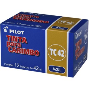 Tinta Para Carimbo 42ml Azul-005150-33537