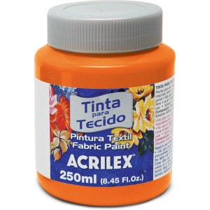 Tinta Para Tecido Fosca 250ml Laranja-076377-90107