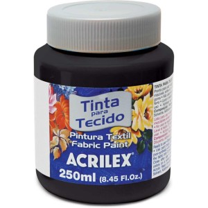 Tinta Para Tecido Fosca 250ml Preto-023788-35342