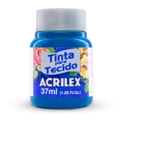 Tinta Para Tecido Fosca 37ml Azul Turquesa-006501-77986