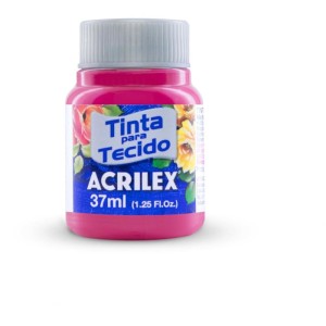 Tinta Para Tecido Fosca 37ml Rosa Escuro-006542-11273