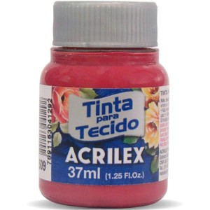 Tinta Para Tecido Fosca 37ml Vermelho Carmim-006509-53967