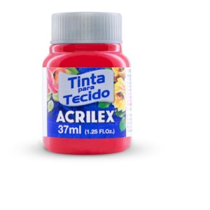 Tinta Para Tecido Fosca 37ml Vermelho Natal-052538-30913