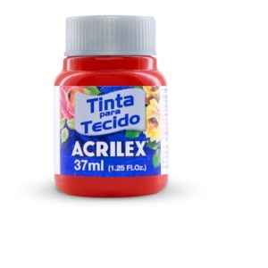 Tinta Para Tecido Fosca 37ml Vermelho Tomate-006583-71112