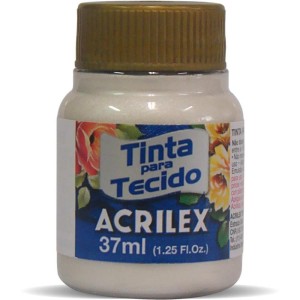 Tinta Para Tecido Metalica 37ml Branco-006562-40050