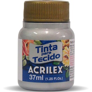 Tinta Para Tecido Metalica 37ml Prata-006533-20051