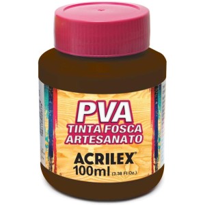 Tinta Pva 100ml. Marrom Escuro-070562-64581