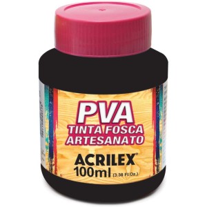 Tinta Pva 100ml. Preto-070563-72445