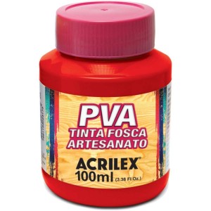 Tinta Pva 100ml. Vermelho Escarlate-070569-31531