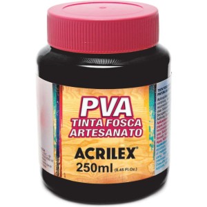 Tinta Pva 250ml. Preto-077183-68549