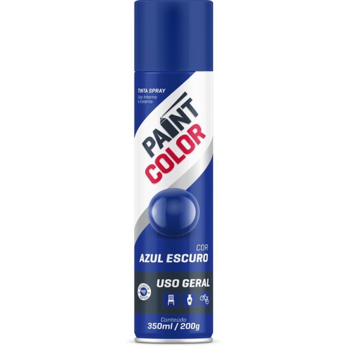 Tinta Spray Paintcolor 350ml Azul Escuro-100507-64114