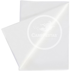 Toalha Plastica Branca Perolizada 78x78cm-073561-28444