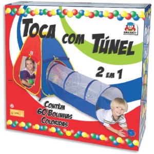 Toca Tunel 2 Em 1 C/60 Bolinhas-089843-35297