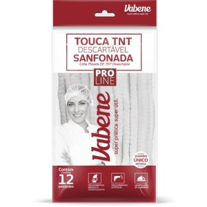 Touca Descartavel Sanfonada 20cm 100%tnt Branca-092650-46492