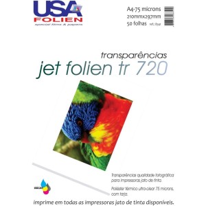 Transparencia Inkjet Jet Folien A4 75mc Tarja Remov-025597-22943